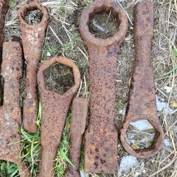 Old Tractor  Wrenches 
