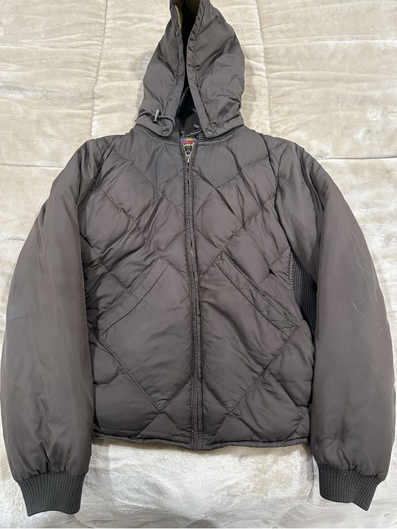 Eddie Bauer Down SKYLINER Model Women's LARGE Goose Down Quilted Jacket