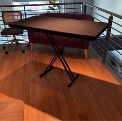 DJ Table - Felt Top And Adjustable Legs