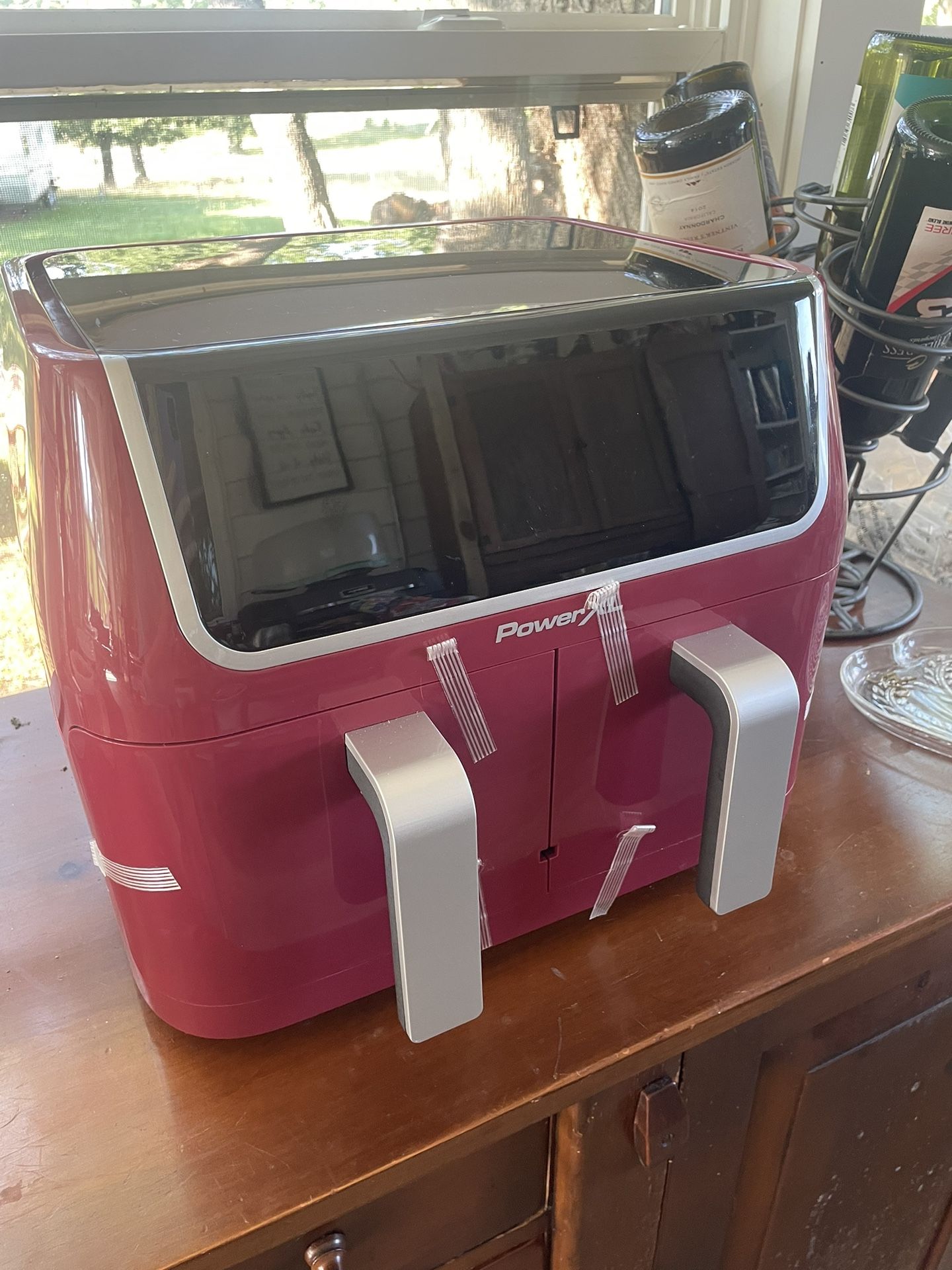 Power XL Red Dual Air Fryer New!
