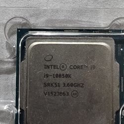 intel i9-10850k CPU 