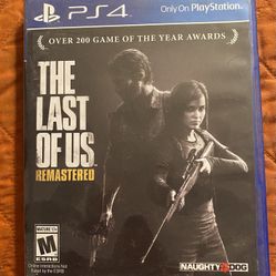 The Last Of Us Remastered PS4 