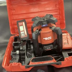 Hilti PR 2-HS  Rotating Laser Level +PRA20 Laser Receiver With Case
