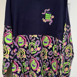 NWT Disney Parks Oogie Boogie Bash Spirit Jersey 2025 Glow In The Dark Size: Medium