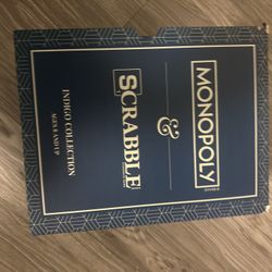 Monopoly & Scrabble indigo edition
