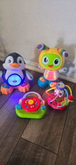 Fisher-Price and VTech Interactive Baby Toy Bundle Baby & Toddler Toy Bundle – Lights, Sound