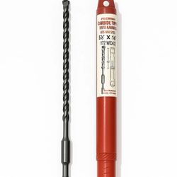 5/8" x 18" Carbide Tipped Roto Hammer Drill Bit  Premium Industrial Concrete Bit