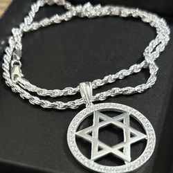 Star Of David 925 Silver