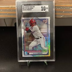 2023 Bowman 1st Dylan Crews Chrome Prospect 