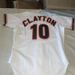 Nwt Authentic Royce Clayton Rawlings Jersey San Francisco Giants Mens 44 White