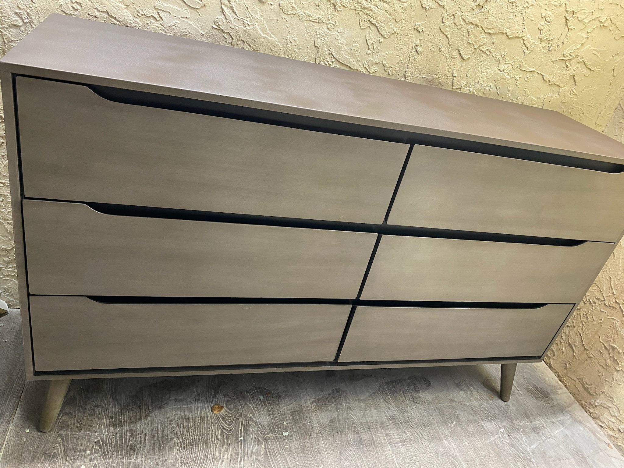 Allora Mid-Century Modern Wood 6-Drawer Dresser - Local Delivery for a Fee - See My Items