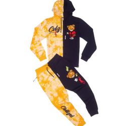Civilized “Camo Bear” Jogger Set (Yellow)