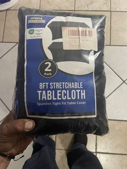 8ft Stretchable Tablecloth Cover