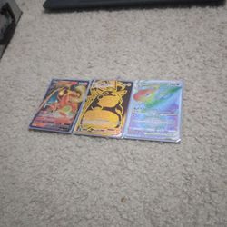 3 Pokemon cards