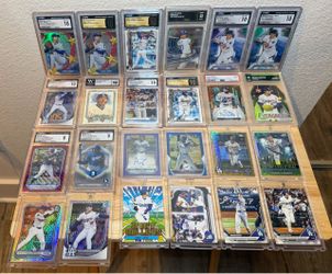 Dodgers Card Collection-Slabs/autos/numbered/good base