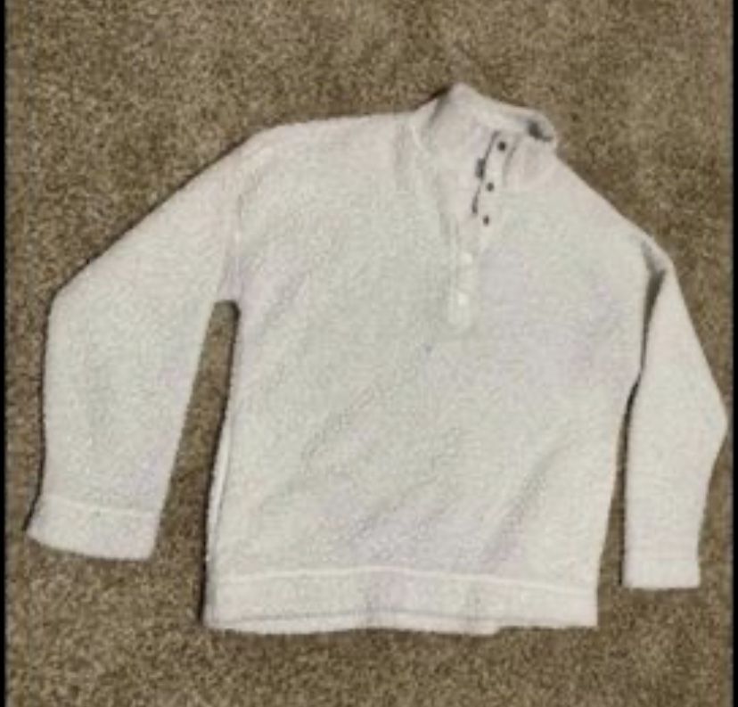 Cream colored aerie Sherpa Sweatshirt size S