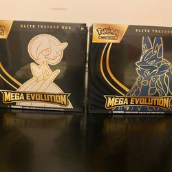 Pokémon Mega Evolution Elite Trainer Box ETB *SET OF 2 NEW SEALED*