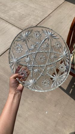 Vintage Anchor Hocking Early American PRESCUT Lazy Susan REPLACEMENT Tray Only