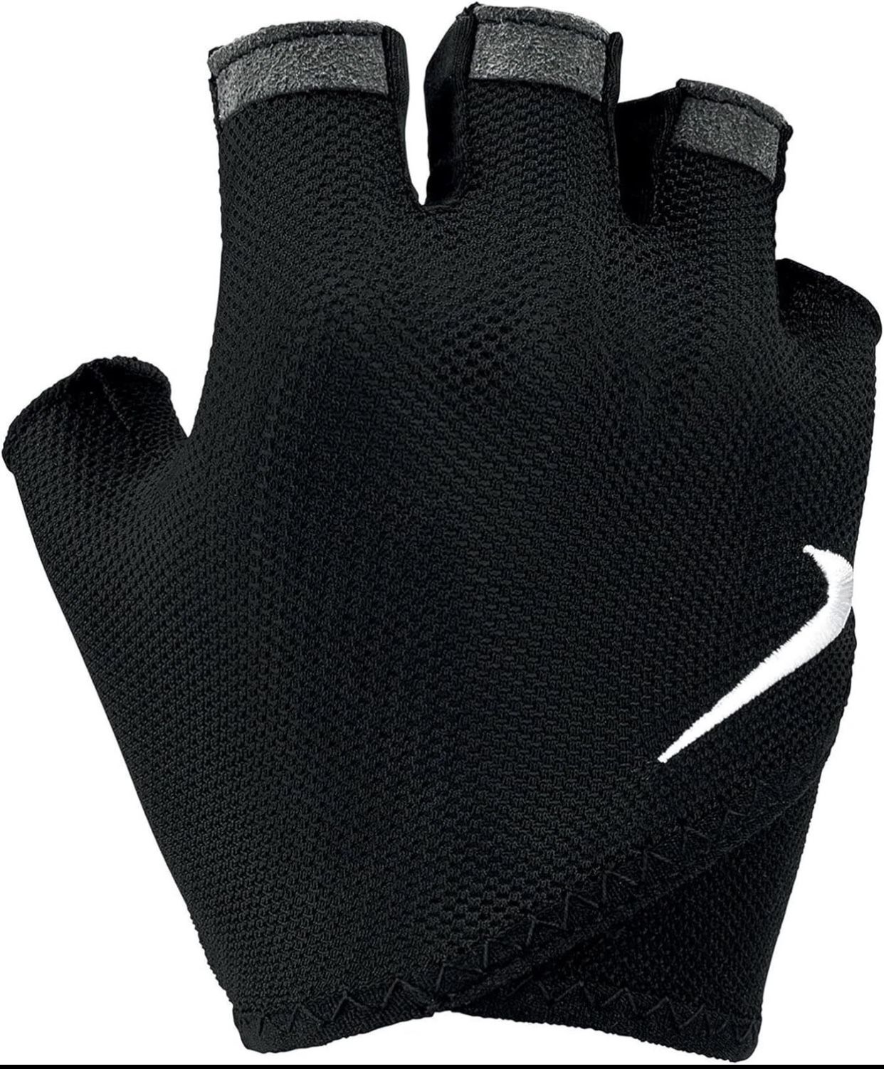 Nike Women's Gym Essential Fitness Gloves Medium Black/White NEW #C991