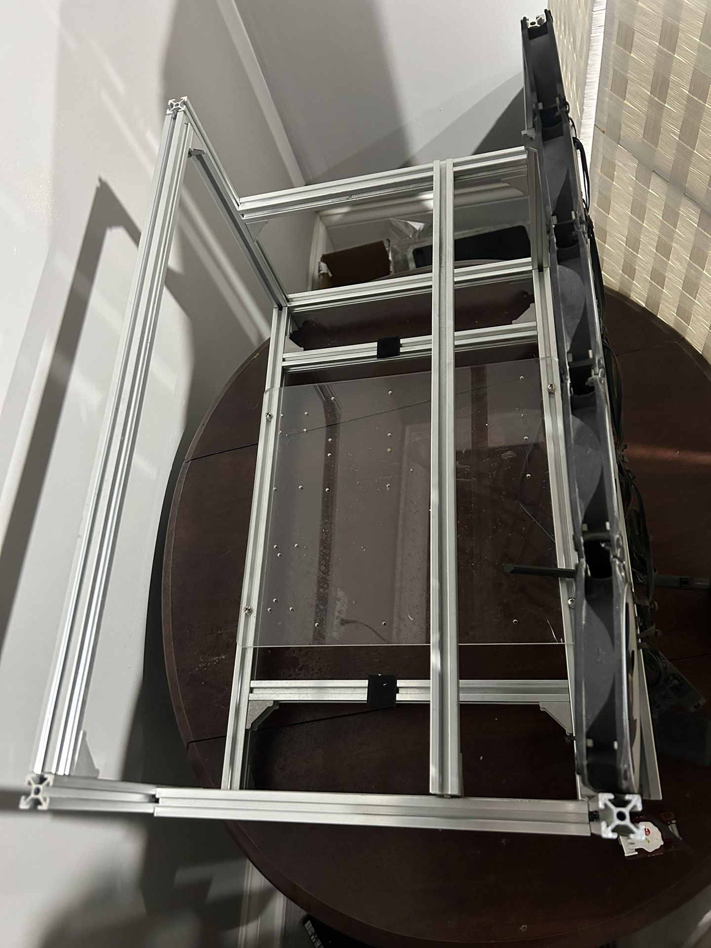 Crypto Mining Rig Frame With Fans