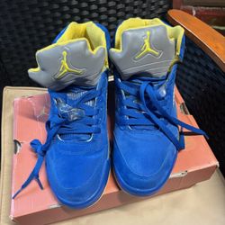 Blue Air Jordan Sneakers