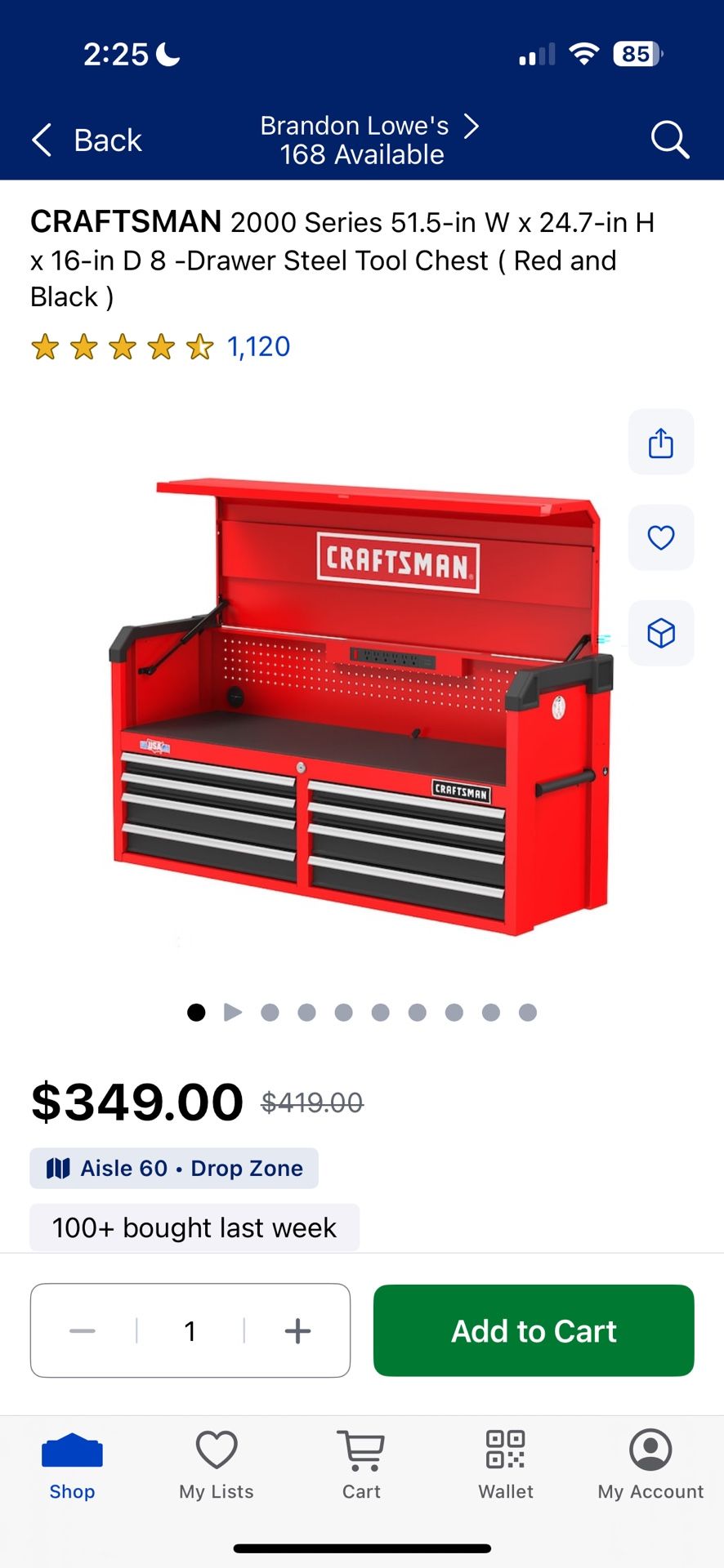 Craftsman Tool Chest