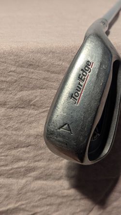 Tour Edge Bazooka 7-Iron 34° RH Stiff Flex Steel Shaft Stainless Silver