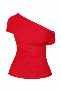 Plus size red top