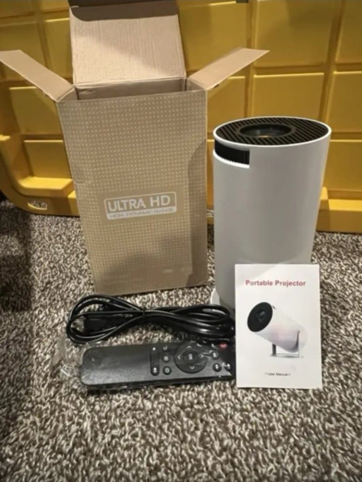 Brand New Smart Projector With Remote Control...