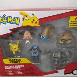 Pokémon Battle Ready Figures 6 Pack