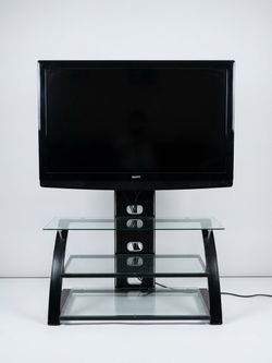 TV STAND WITH TV HOLDER