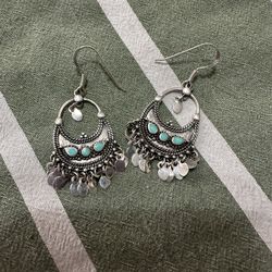 Coin Dangle Earrings 