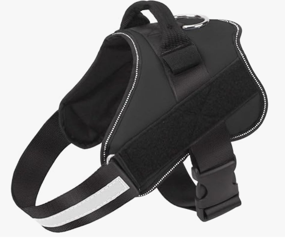 New M Dog Harness No pull, Breathable. Black