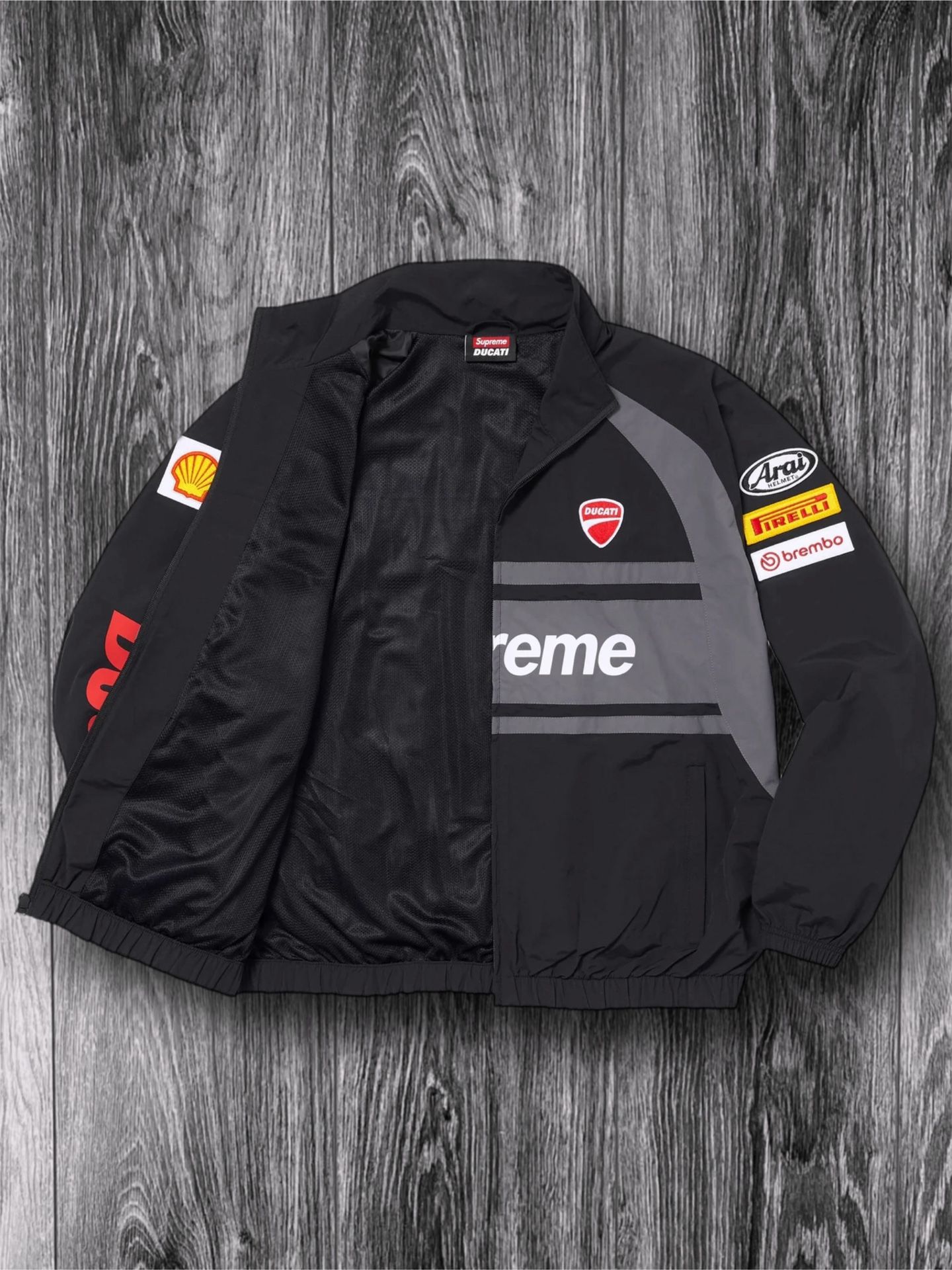 Supreme Ducati Track Jacket 'Black' New Size Small for Sale Supreme Ducati Track Jacket 'Black' New Size Small for Sale