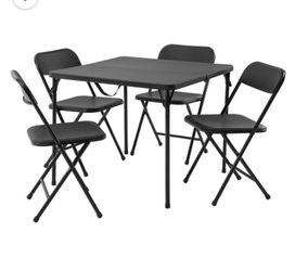 5 Piece Card Table Set