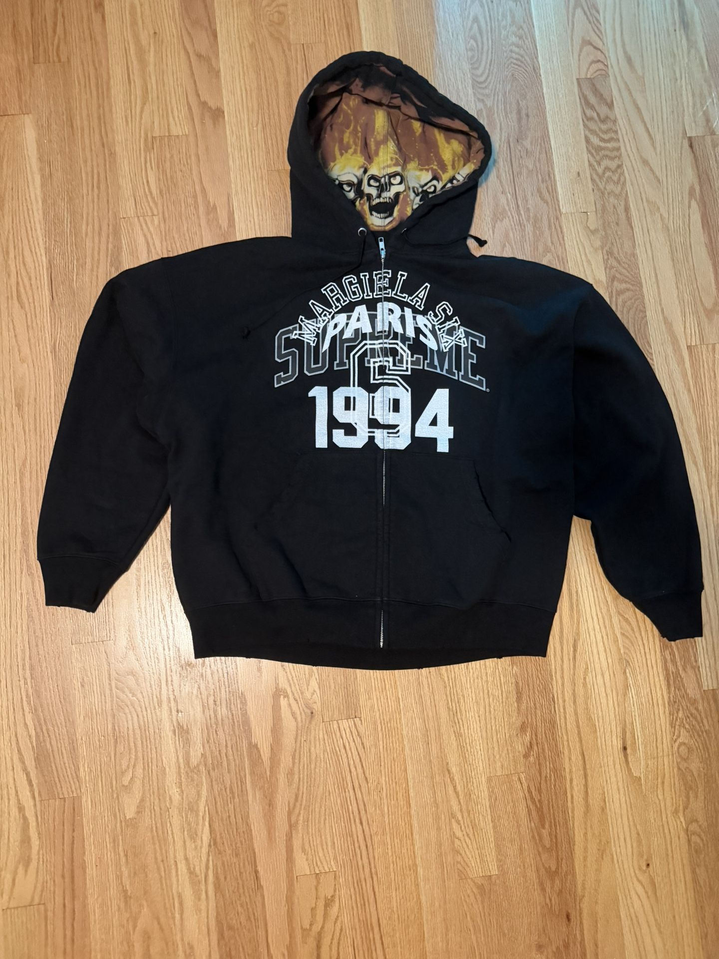 Supreme X Maison Margiela Black Zip-Up