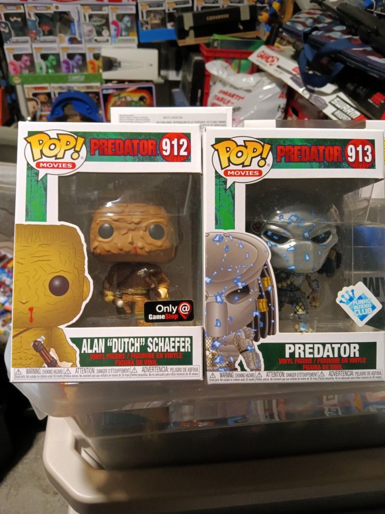 Funko Pop Predator And Dutch