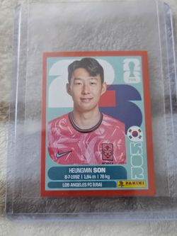 Son fifa sticker  red outline rare