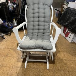 White Gliding Rocking Chair