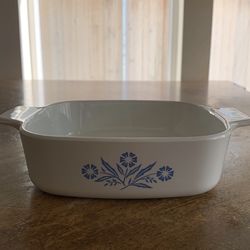 Vintage Cornflower Blue Corning Ware Dish