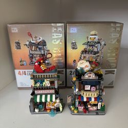 Lot of 4 loz building block sets