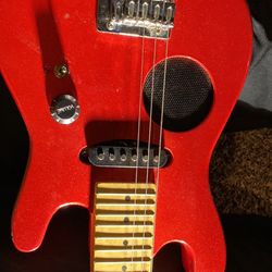 Little Lyon electric guitar,  needs some tlc.  With case