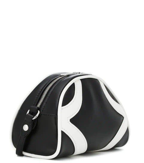 Authentic Prada Leather Crossbody Bowling Bag