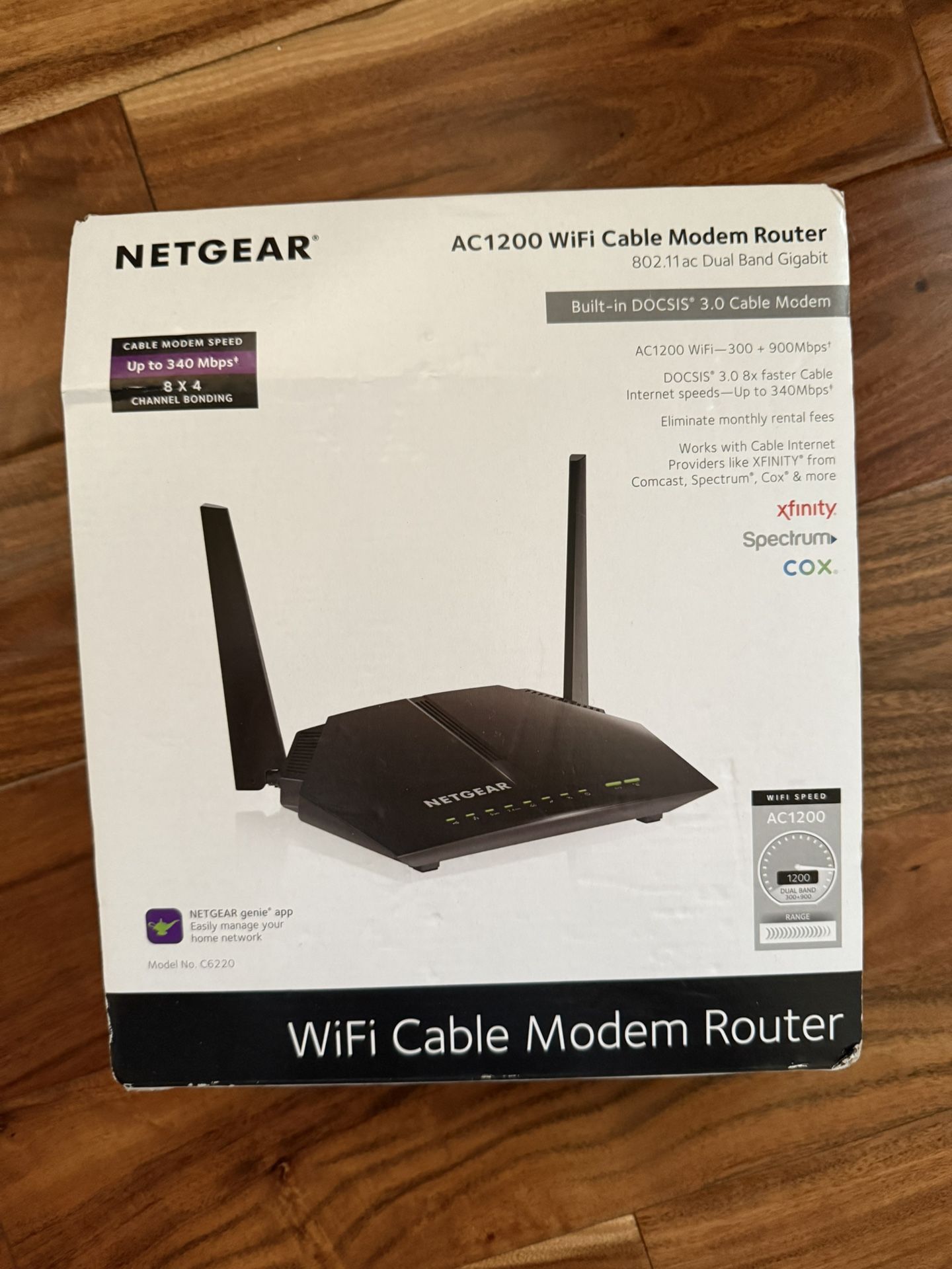 Netgear AC1200 WiFi Cable Modem Router