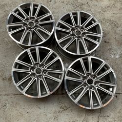 18" OEM Chevrolet Traverse Wheels – Machined Grey/Silver