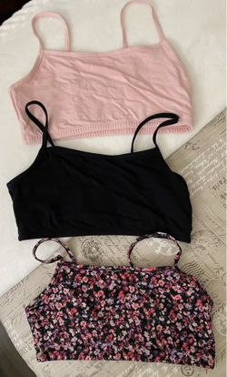 3 Fruit of the Loom Bralettes, Size 40