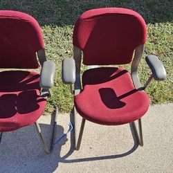 Herman Miller Red Equa Sled base office chair 