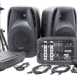 Gemini (ES-210MXBLU-ST) Powered PA System