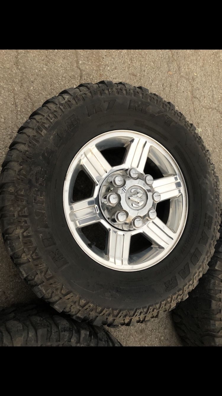Factory Dodge Ram 2500 RIMS & TIRES 8 Lug Original WHEELS 3500 Stocks 2500 Stock # CALL(214)**742***0770 Easy Financing Available w/ No Credit Check!