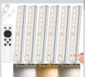 Under Cabinet Lights, rechargeable, 6 pack, NEW
